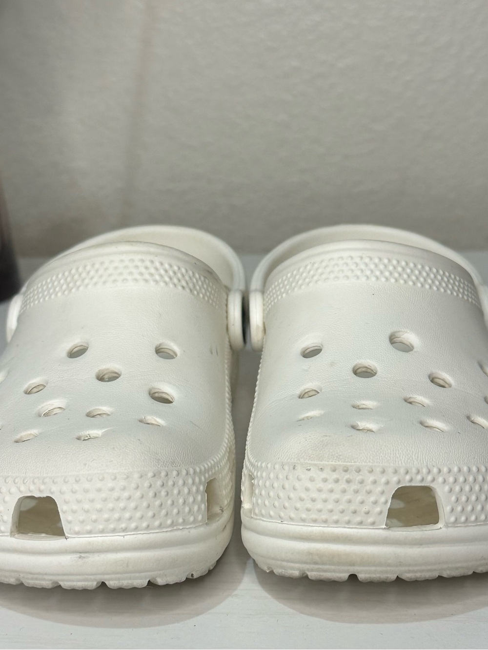 CROCS Kids White Classic Clogs
